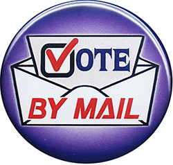 vote by mail button